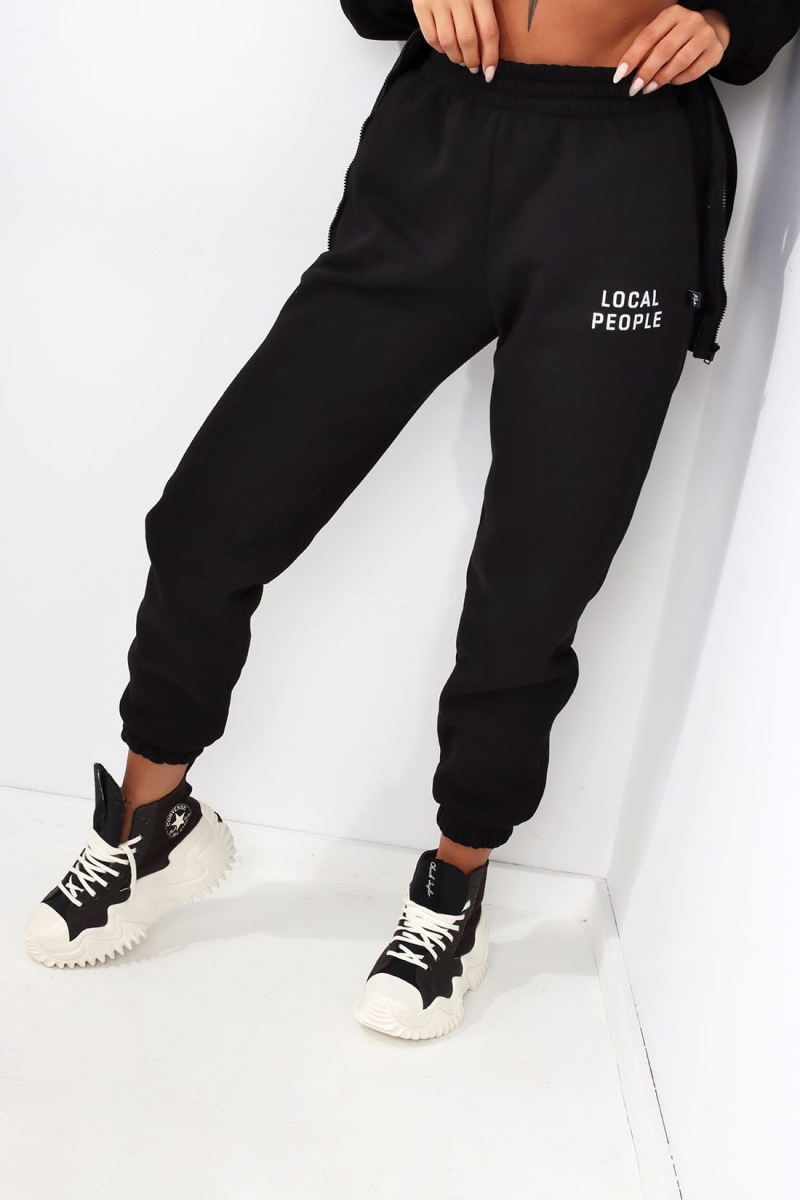 Komplet dres Local People Miss City Official czarny w Selavifashion.pl