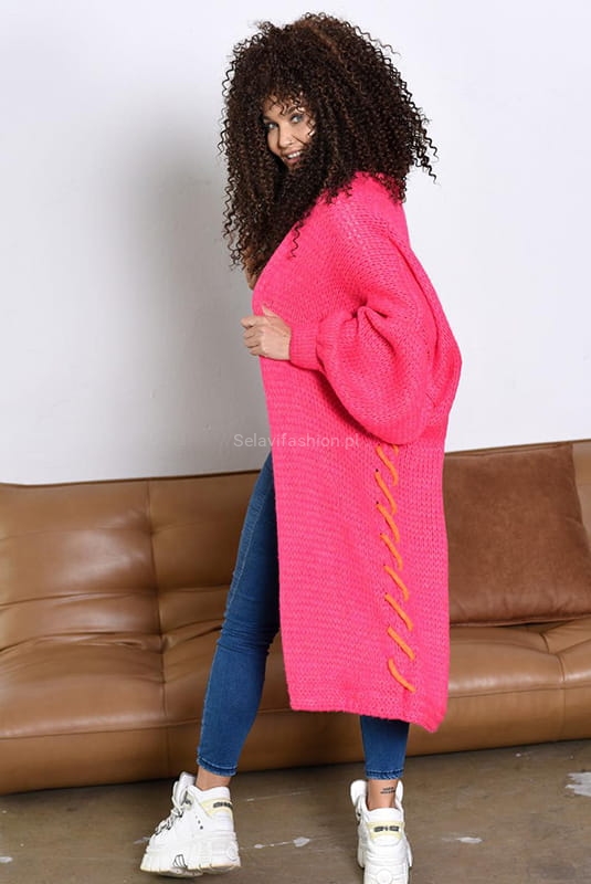 Kardigan sweter Connection Miss City Official fuksja w Selavifashion.pl