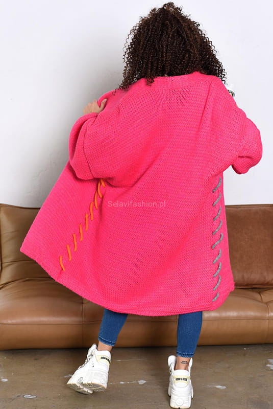 Kardigan sweter Connection Miss City Official fuksja w Selavifashion.pl