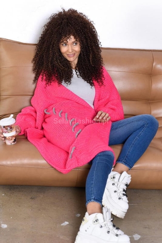 Kardigan sweter Connection Miss City Official fuksja w Selavifashion.pl