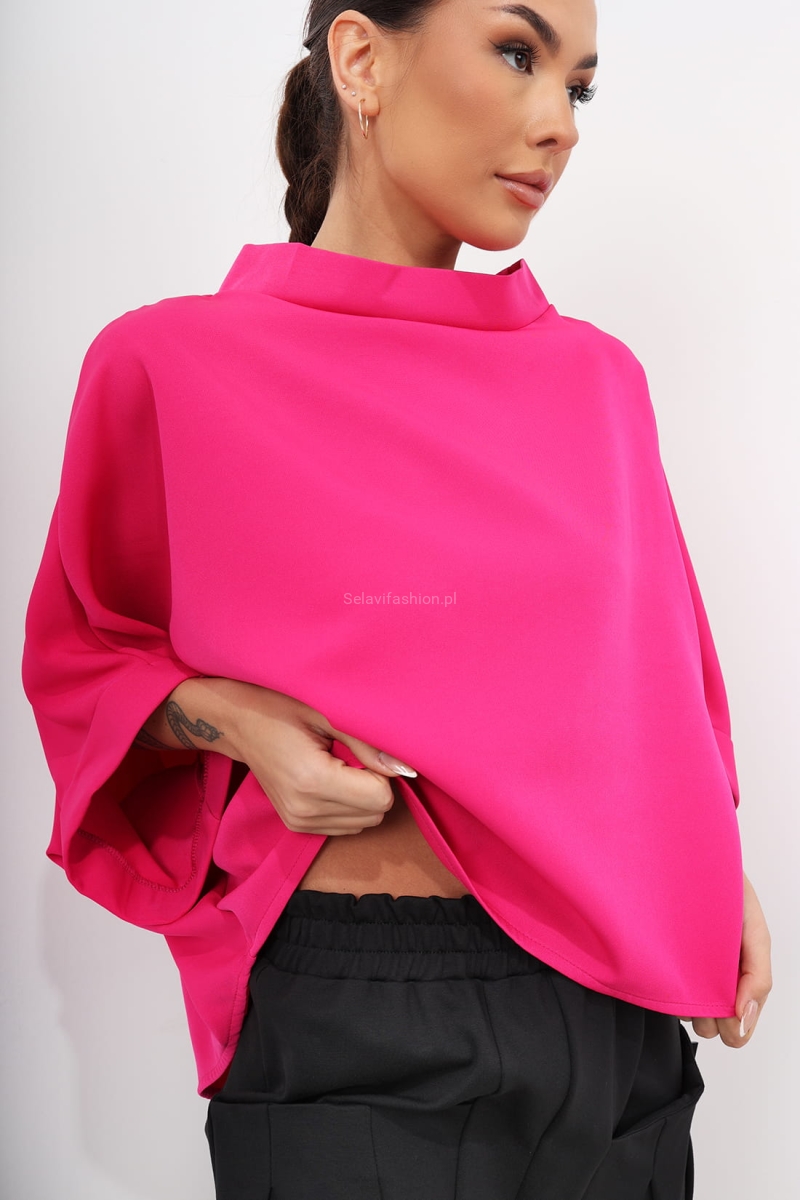 Bluzka Kimono Miss City Official fuksja