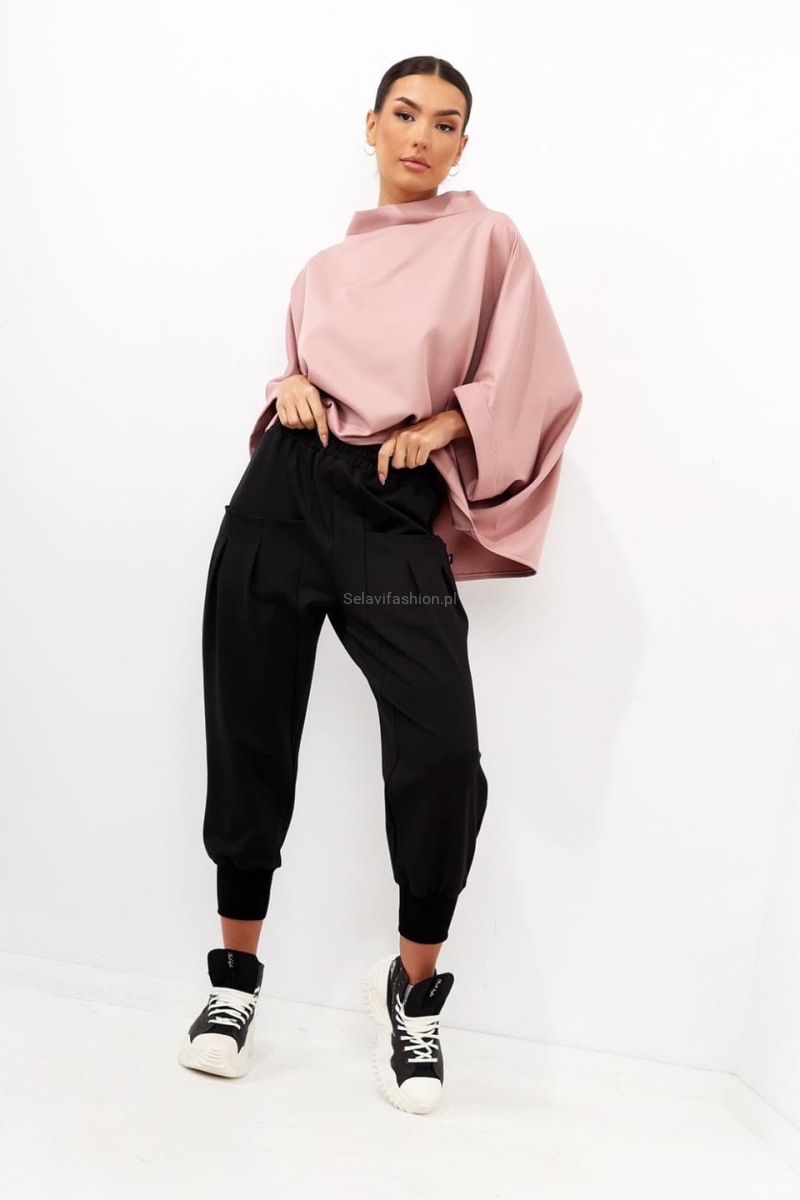 Bluzka Kimono Miss City Official brudny róż w Selavifashion.pl