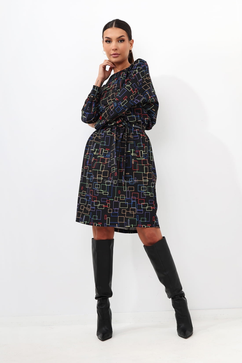 Sukienka Monopolis Miss City Official czarna