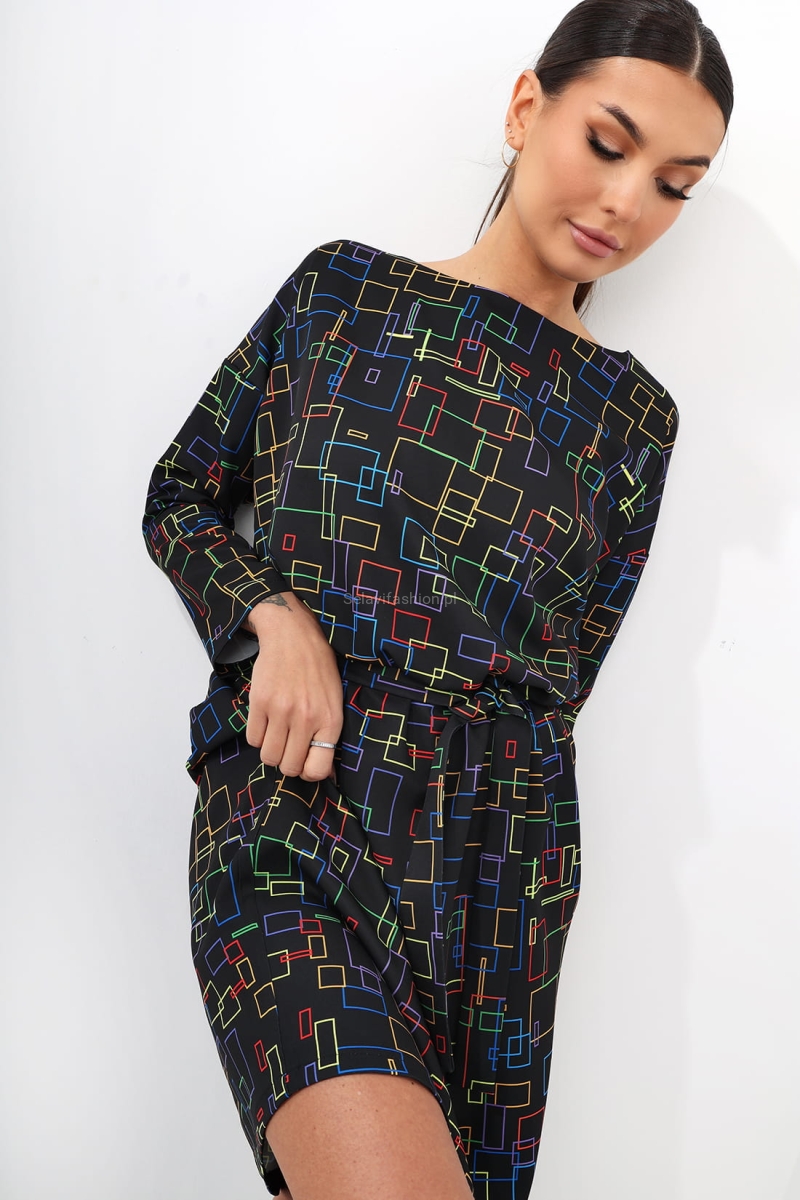 Sukienka Monopolis Miss City Official czarna