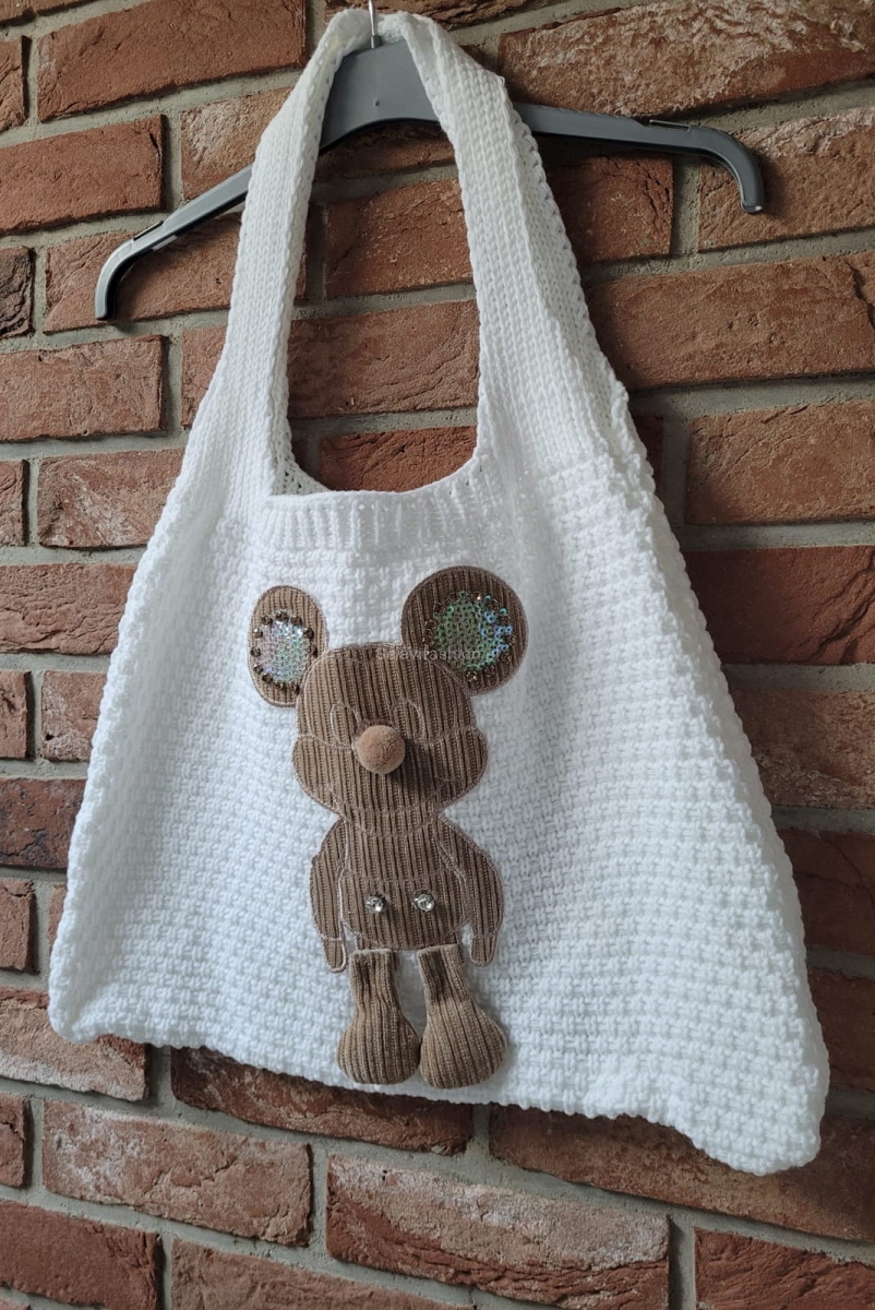 Dzianinowa torba  Minouu w Selavifashion.pl