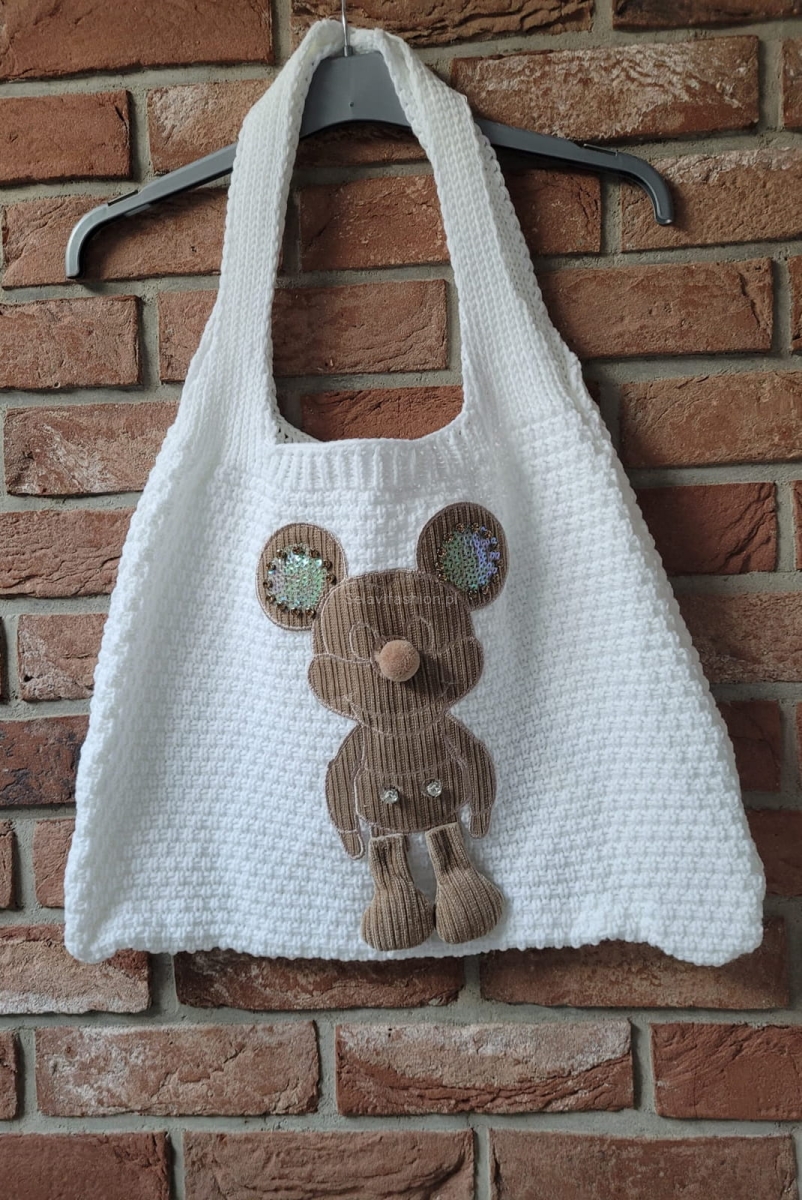 Dzianinowa torba  Minouu w Selavifashion.pl