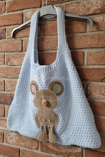 Dzianinowa torba  Minouu w Selavifashion.pl