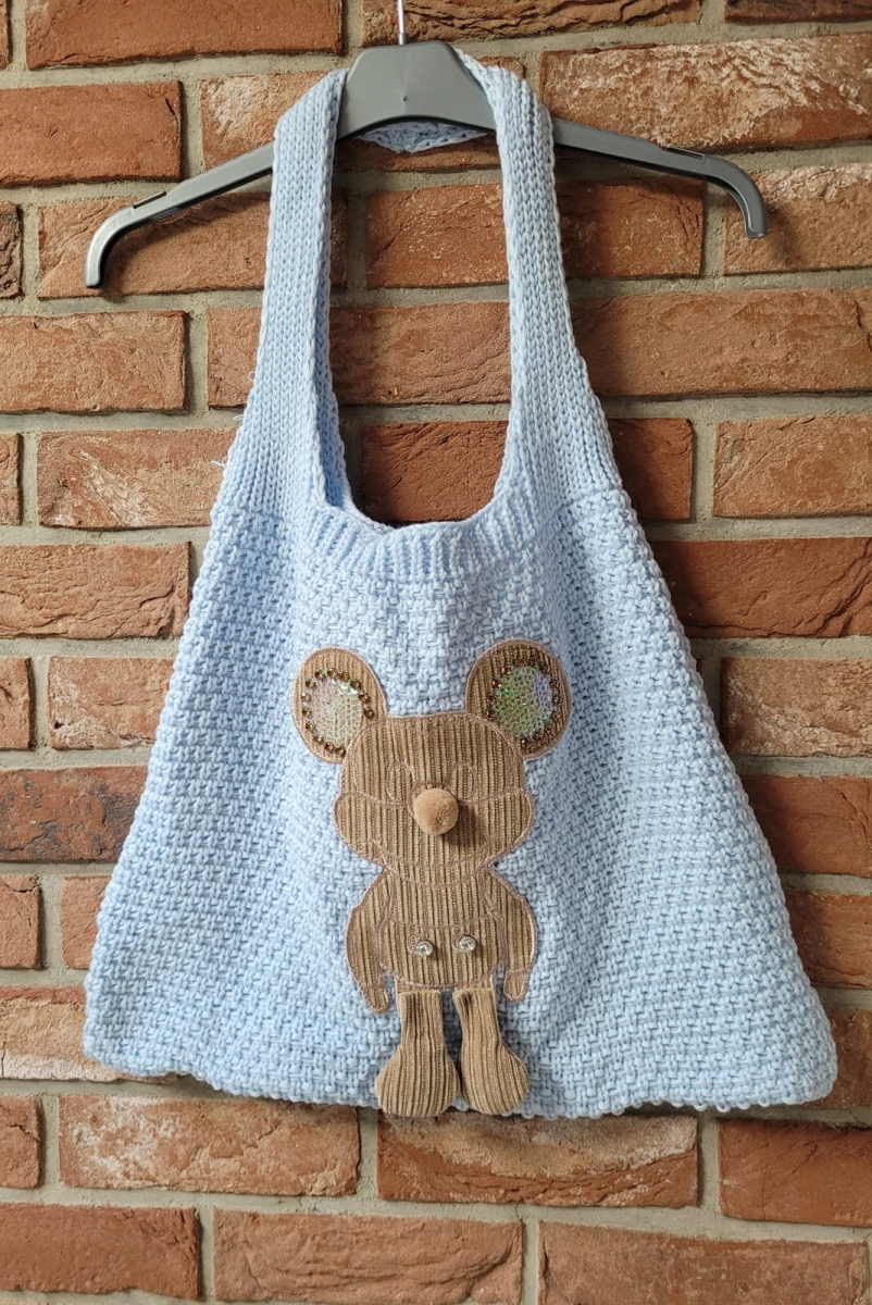 Dzianinowa torba  Minouu w Selavifashion.pl