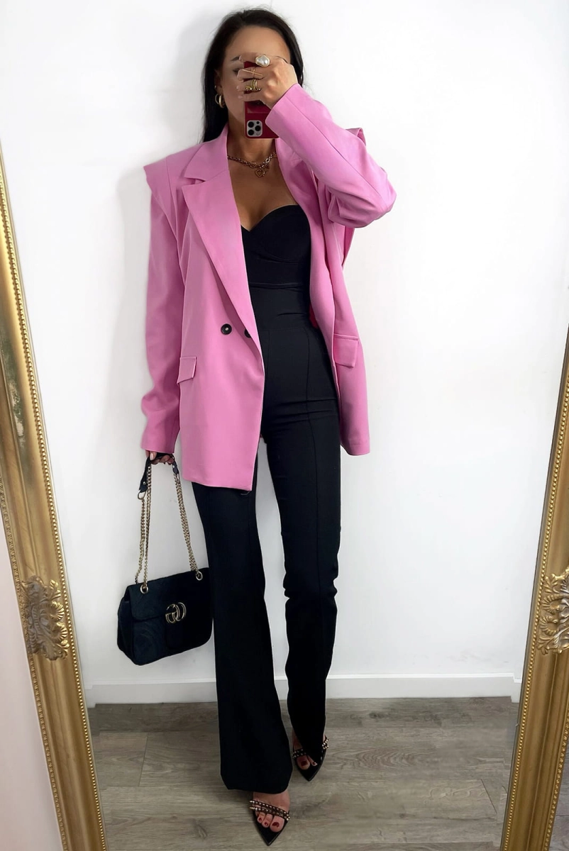 Marynarka New Style Wilia LaMilla różowa w Selavifashion.pl