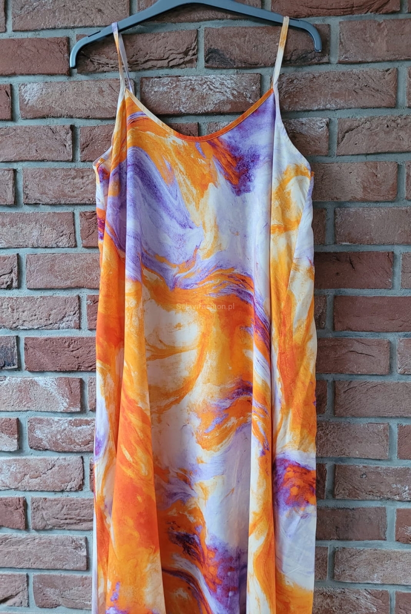Sukienka malowana oversize'owa Minouu w Selavifashion.pl