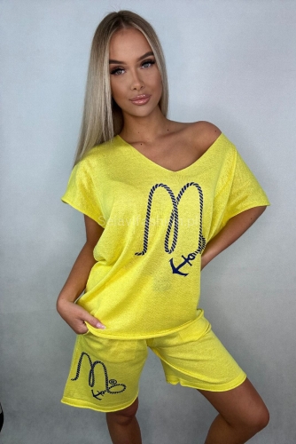 Komplet bluzka i spodenki M Minouu w Selavifashion.pl