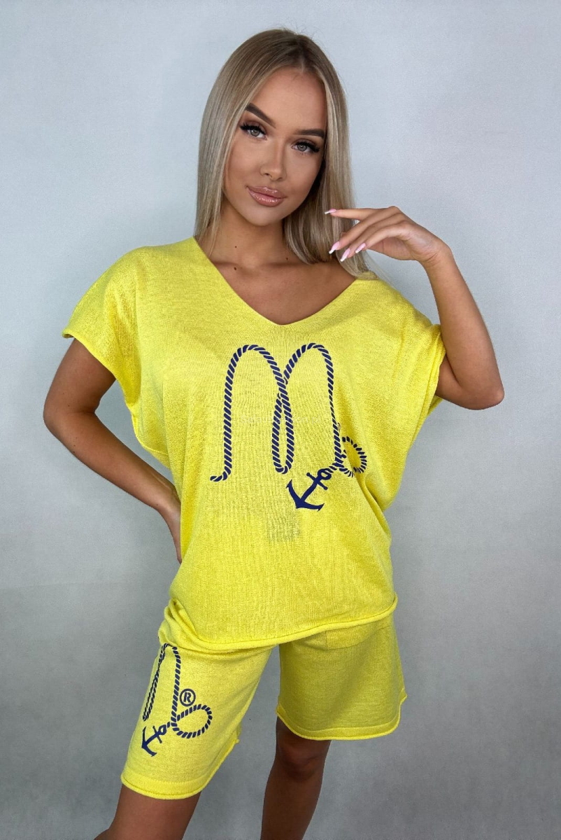 Komplet bluzka i spodenki M Minouu w Selavifashion.pl