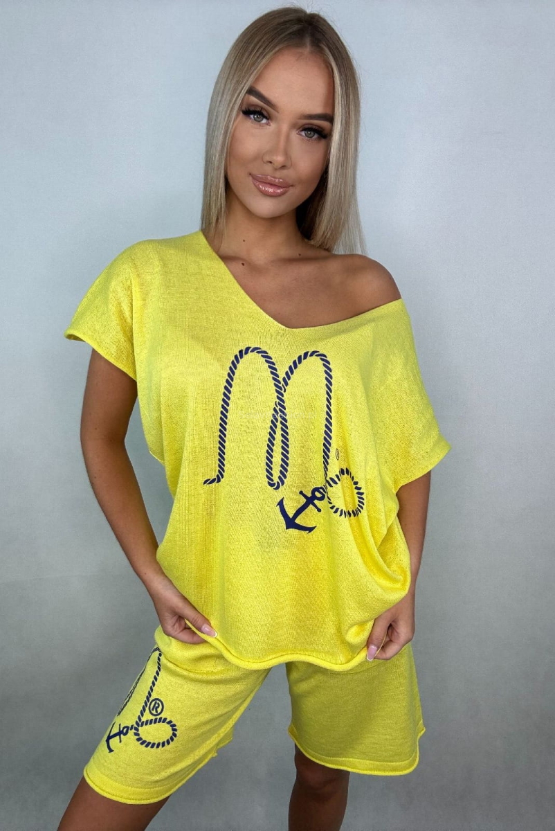 Komplet bluzka i spodenki M Minouu w Selavifashion.pl