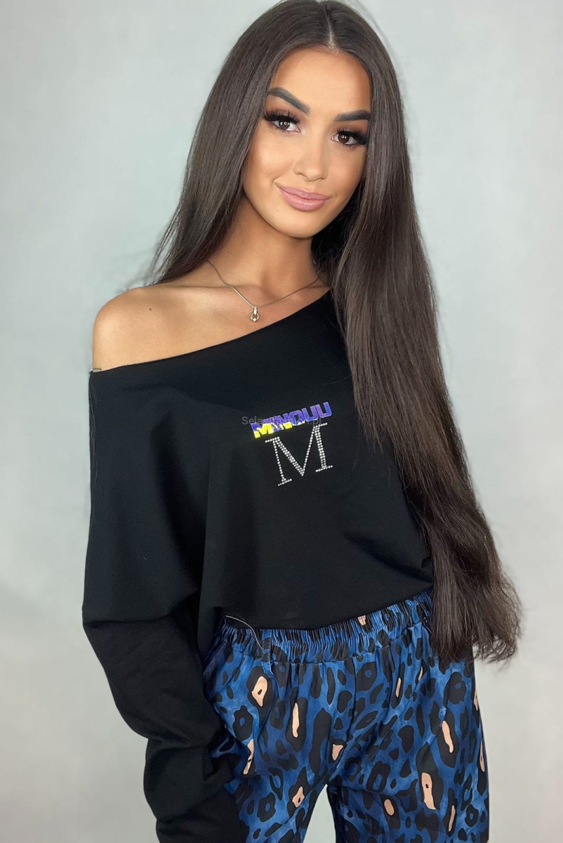 Szerokie spodnie Gepard Minouu niebieski w Selavifashion.pl