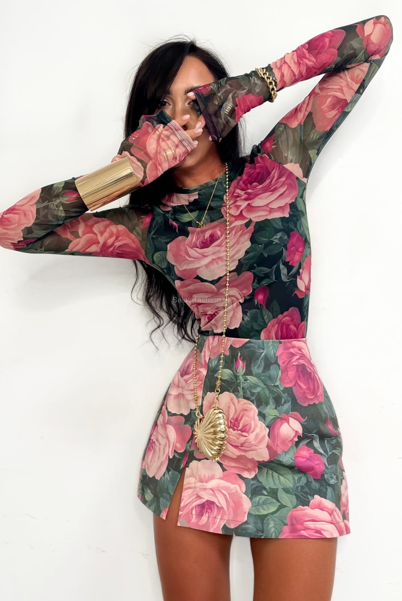 Spódniczko spodenki Rose LaMilla zielone w Selavifashion.pl