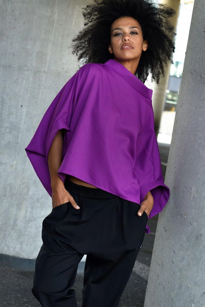 Bluzka Kimono Miss City Official fioletowa