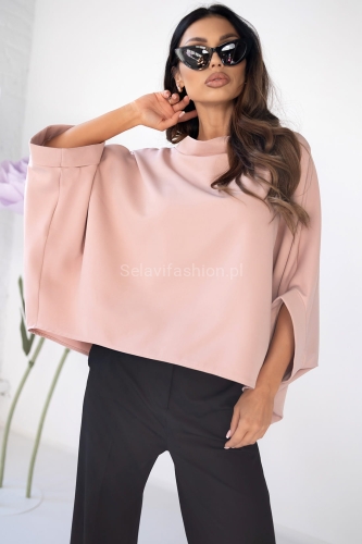 Bluzka Kimono Miss City Official brudny róż w Selavifashion.pl