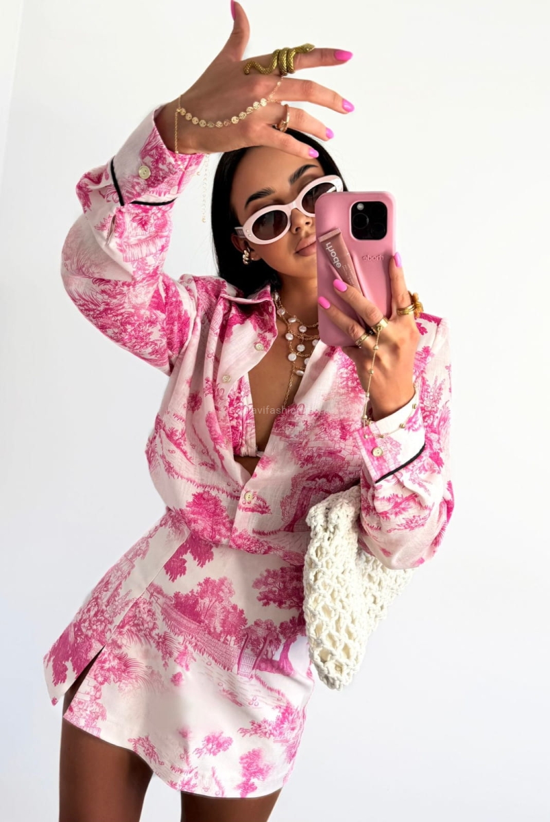 Spódniczko spodenki nature LaMilla różowe