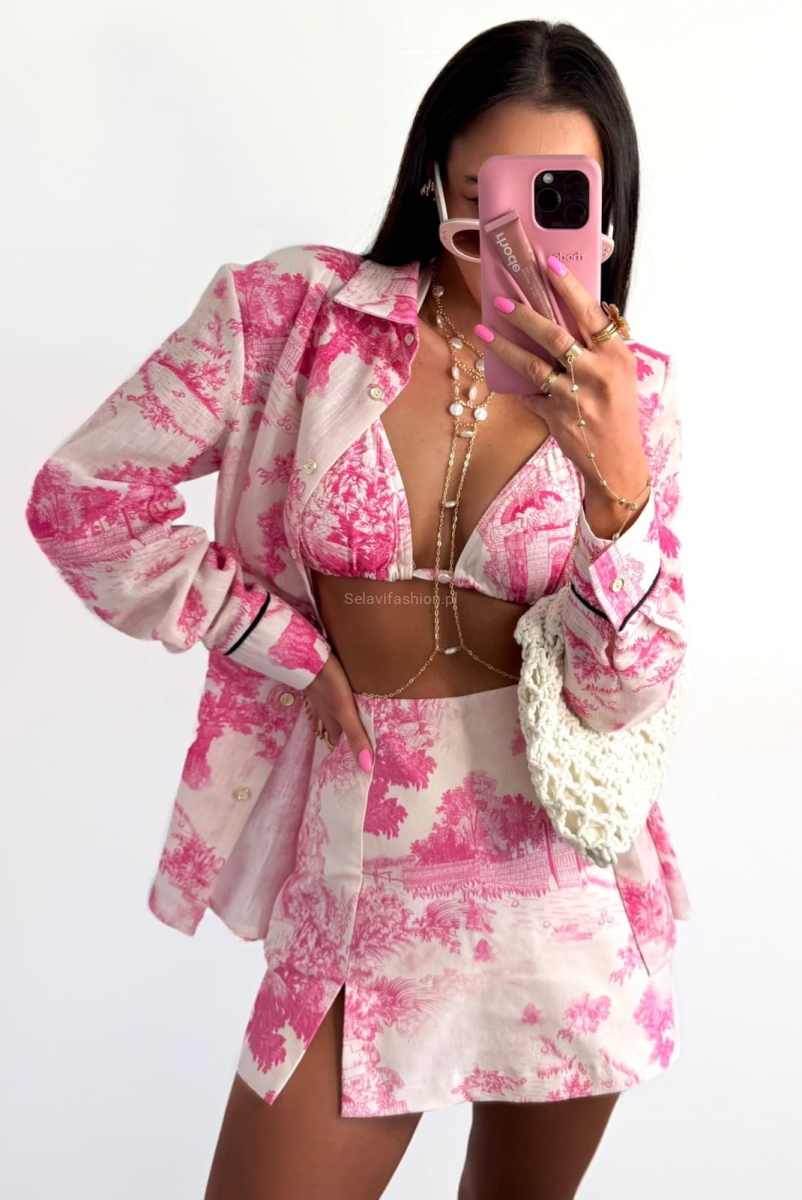 Spódniczko spodenki nature LaMilla różowe