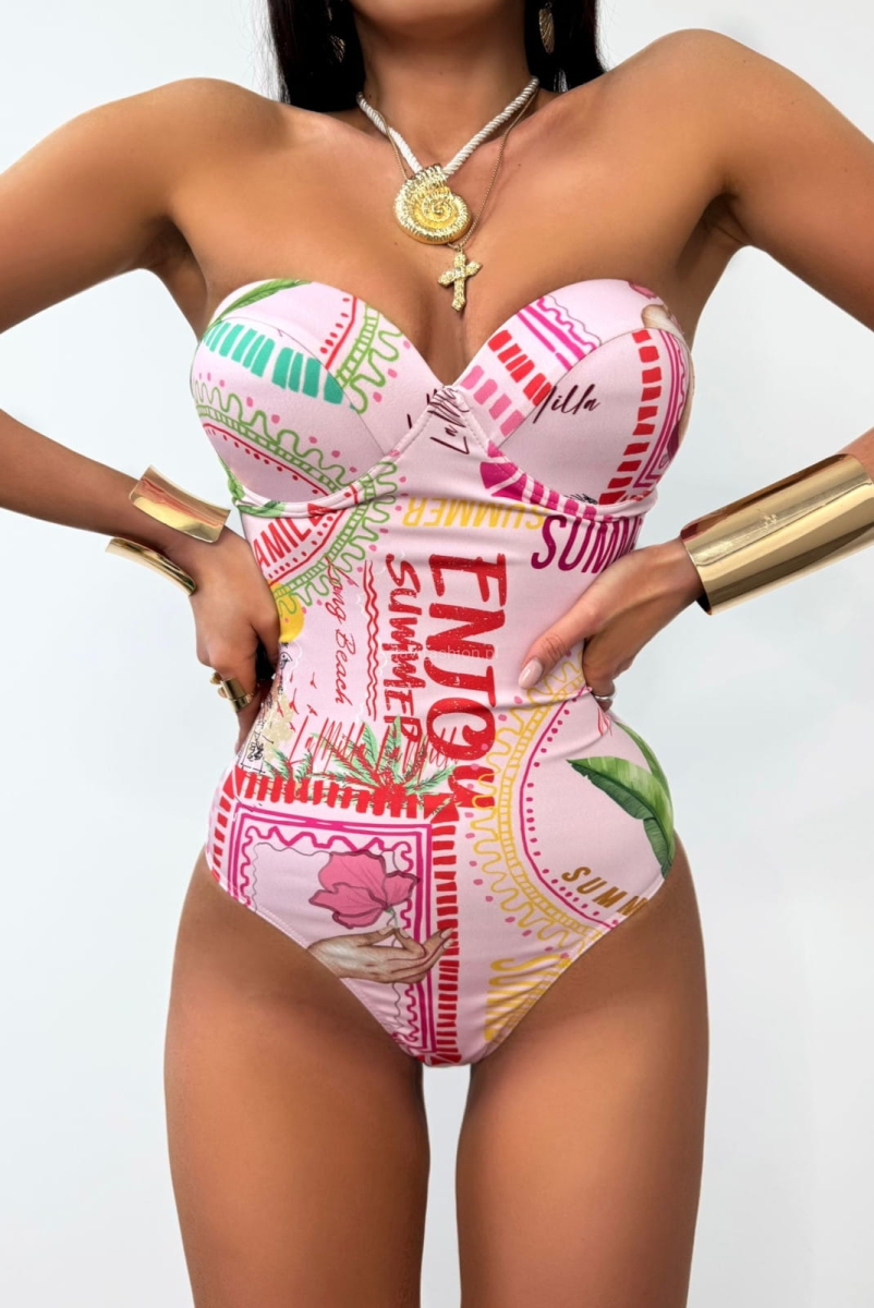 Body od LaMilla  z usztywnianą górą. Uszyte z materiału jak strój kąpielowy.