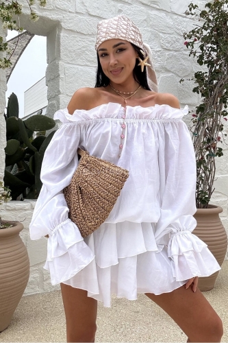 Spódniczko spodenki od La Milla szyte z delikatnego materiału