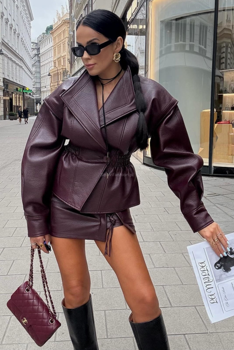 Must have od La Milla spódniczka uszyta ze skóry ekologicznej.