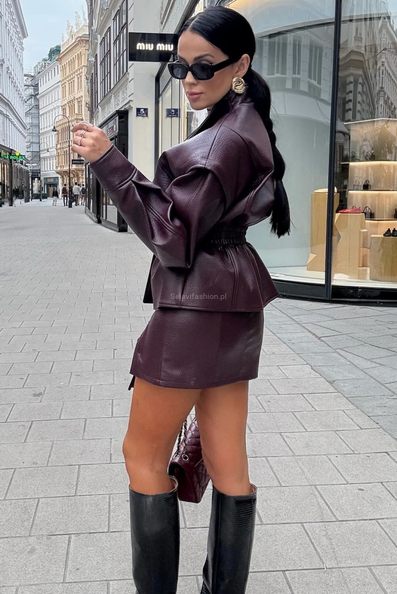 Must have od La Milla spódniczka uszyta ze skóry ekologicznej.