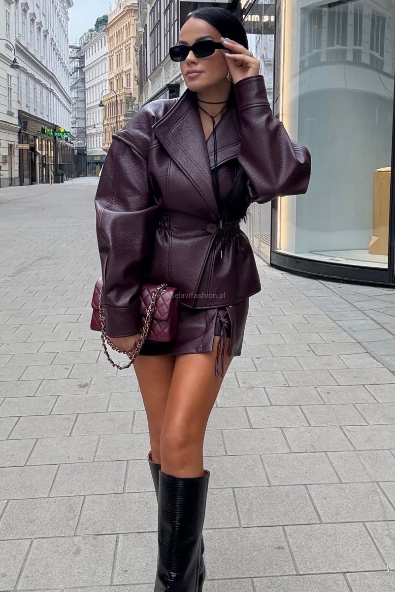 Must have od La Milla spódniczka uszyta ze skóry ekologicznej.