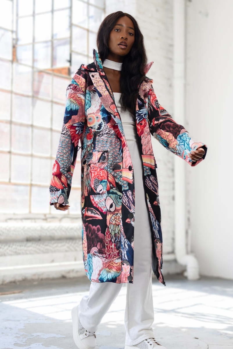 Kurtka waterproof przeciwdeszczowa Softshell Parrot LaDonna