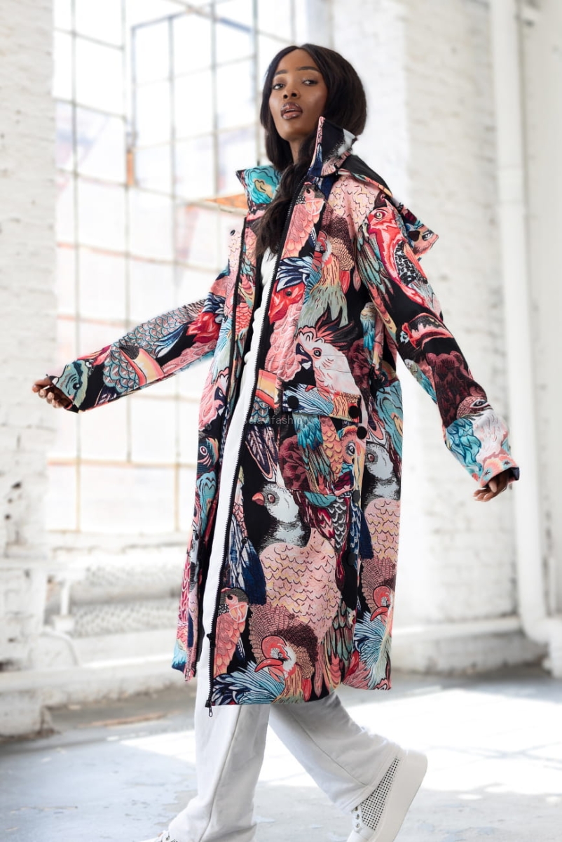 Kurtka waterproof przeciwdeszczowa Softshell Parrot LaDonna