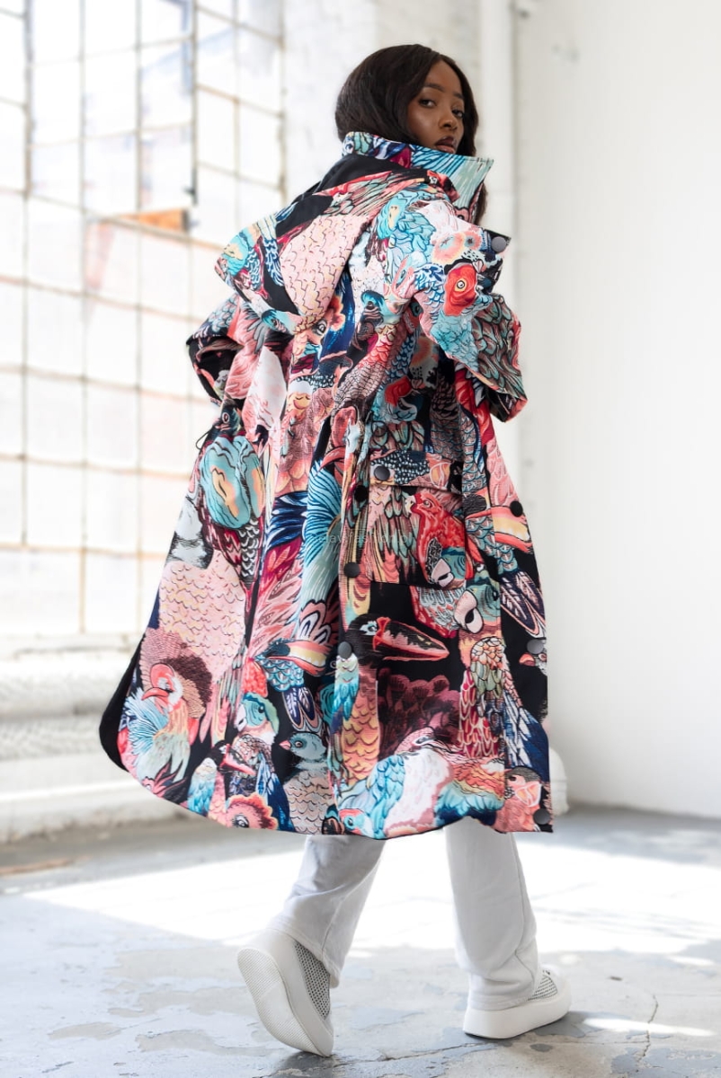 Kurtka waterproof przeciwdeszczowa Softshell Parrot LaDonna