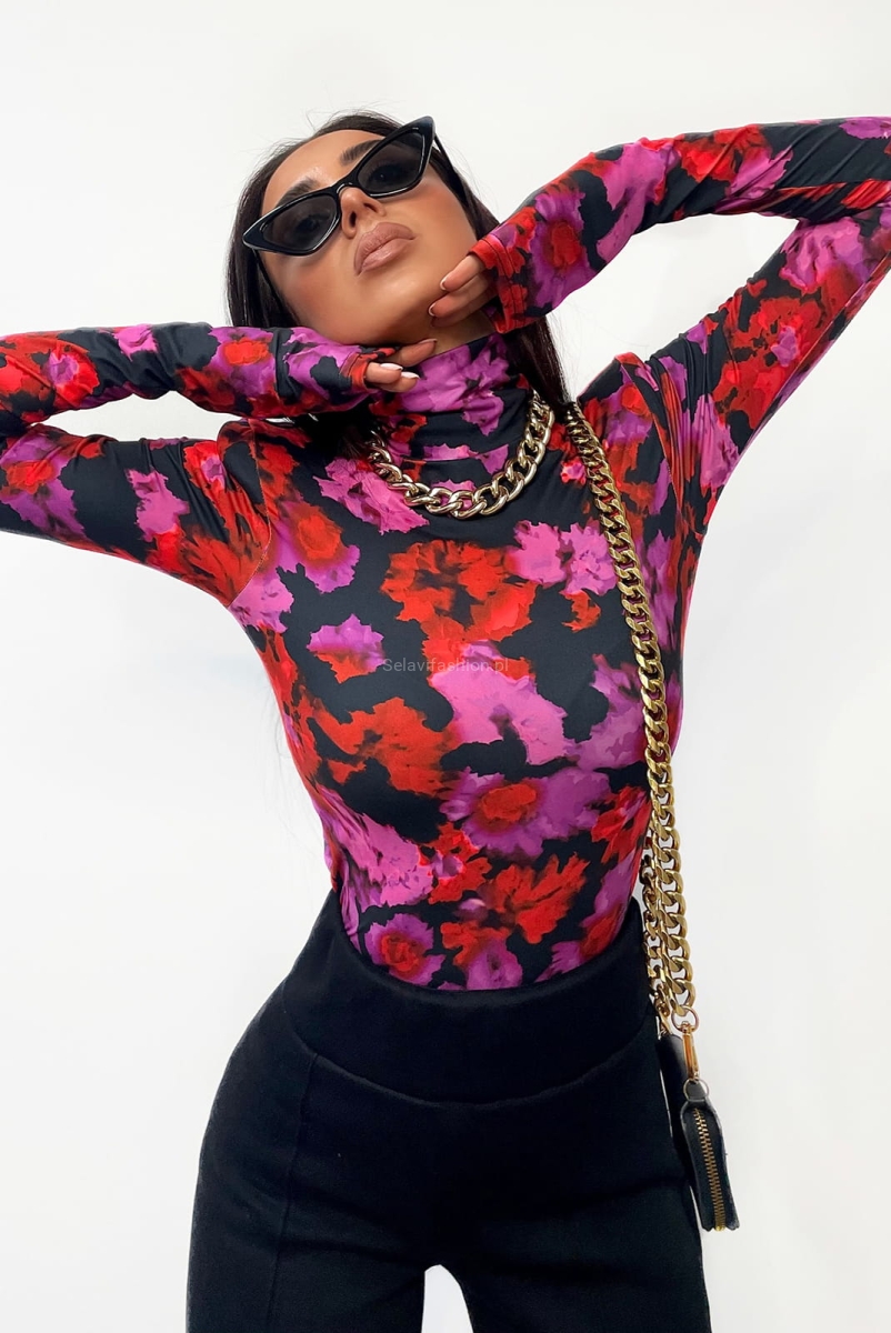 Bluzka golf w maki La Milla czarna