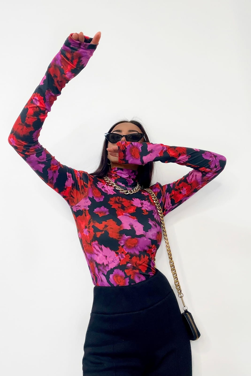 Bluzka golf w maki La Milla czarna