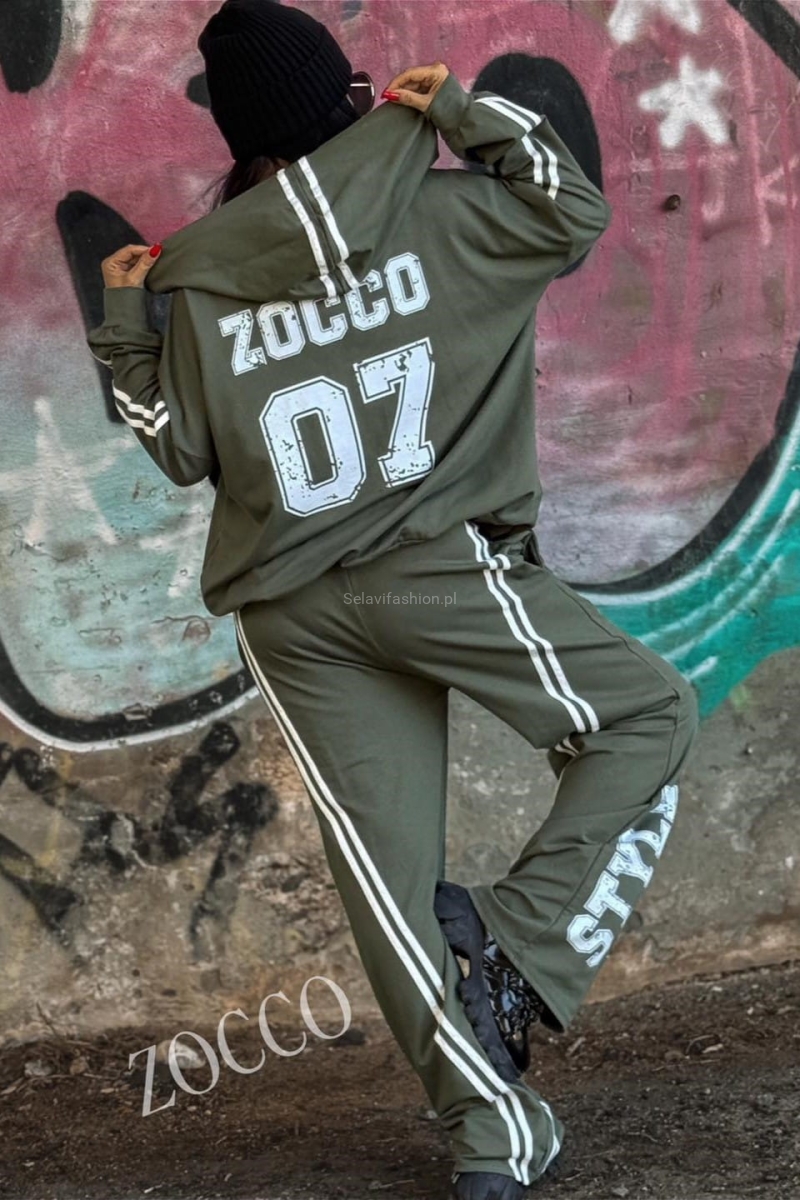 Komplet sportowy Seven Zocco khaki