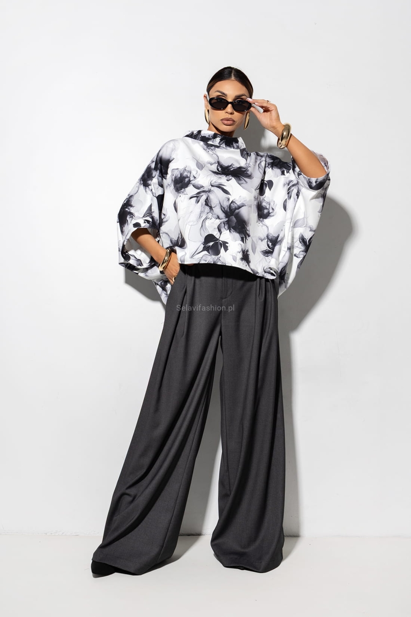 Bluzka Kimono PETALA Miss City Official szara