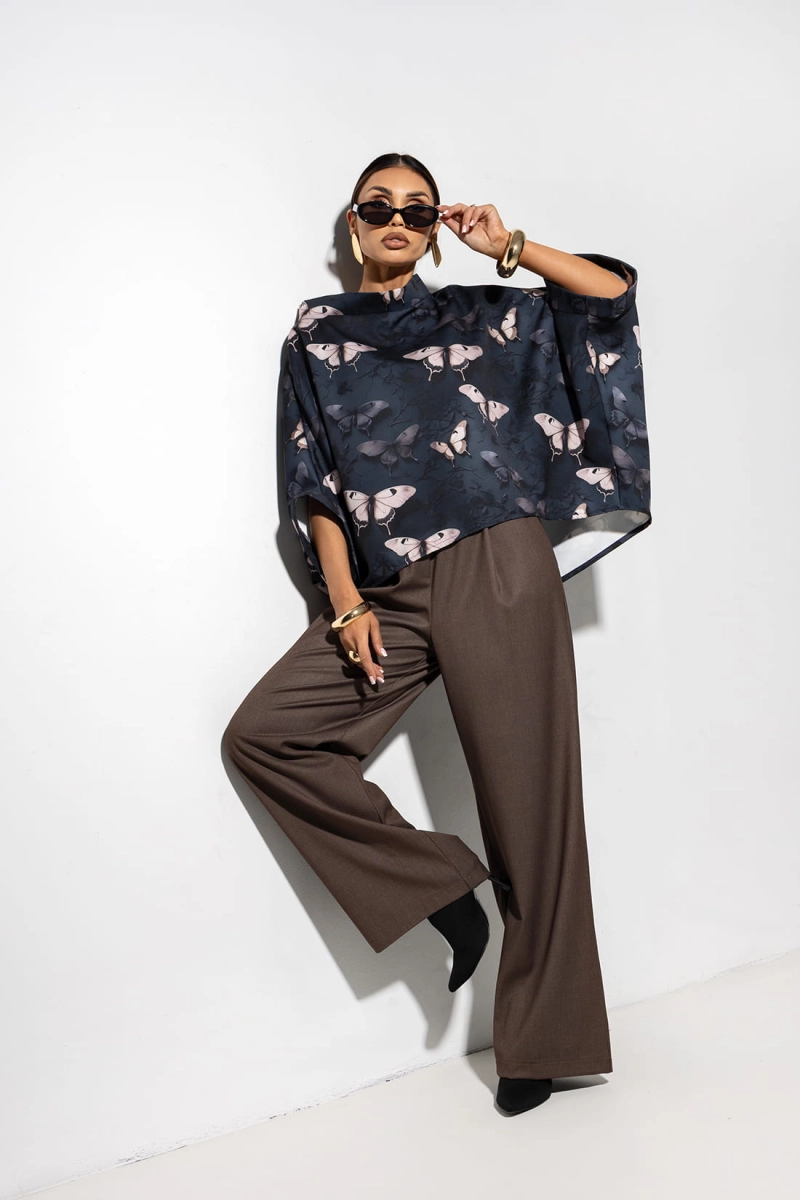 Bluzka Kimono BUTTERFLY Miss City Official czarna