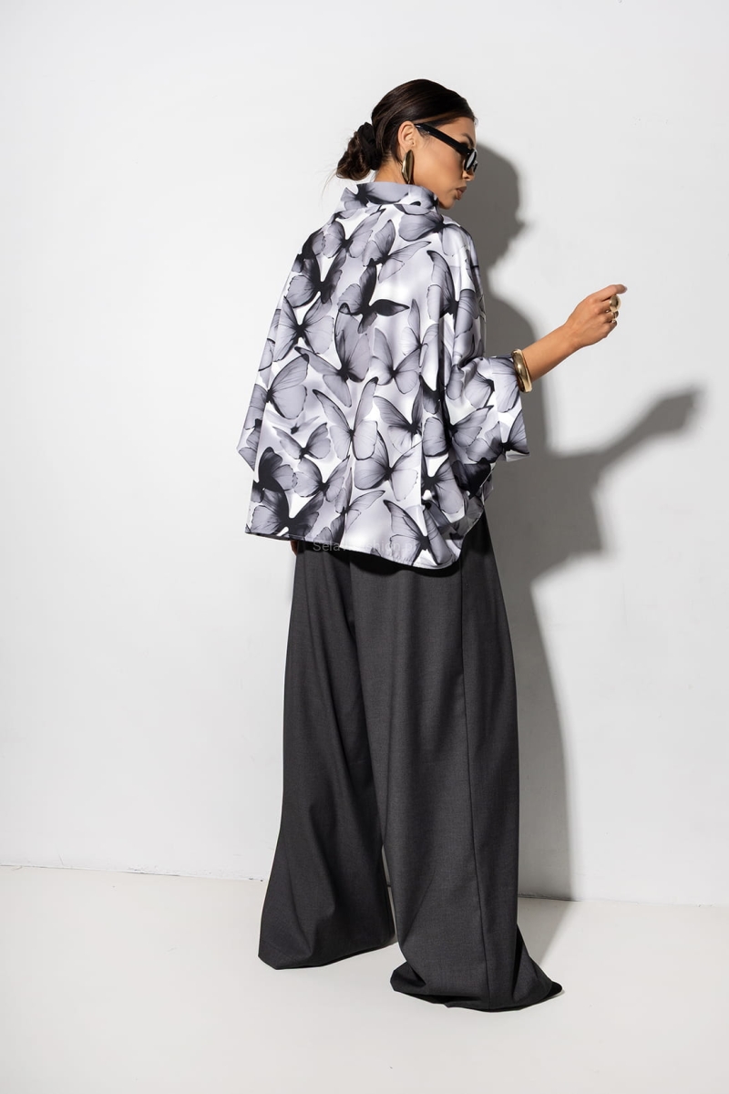 Bluzka Kimono BUTTERFLY Miss City Official szara