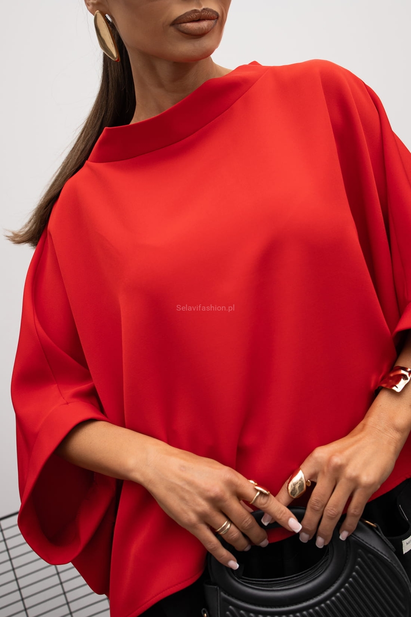 Bluzka Kimono Miss City Official czerwona