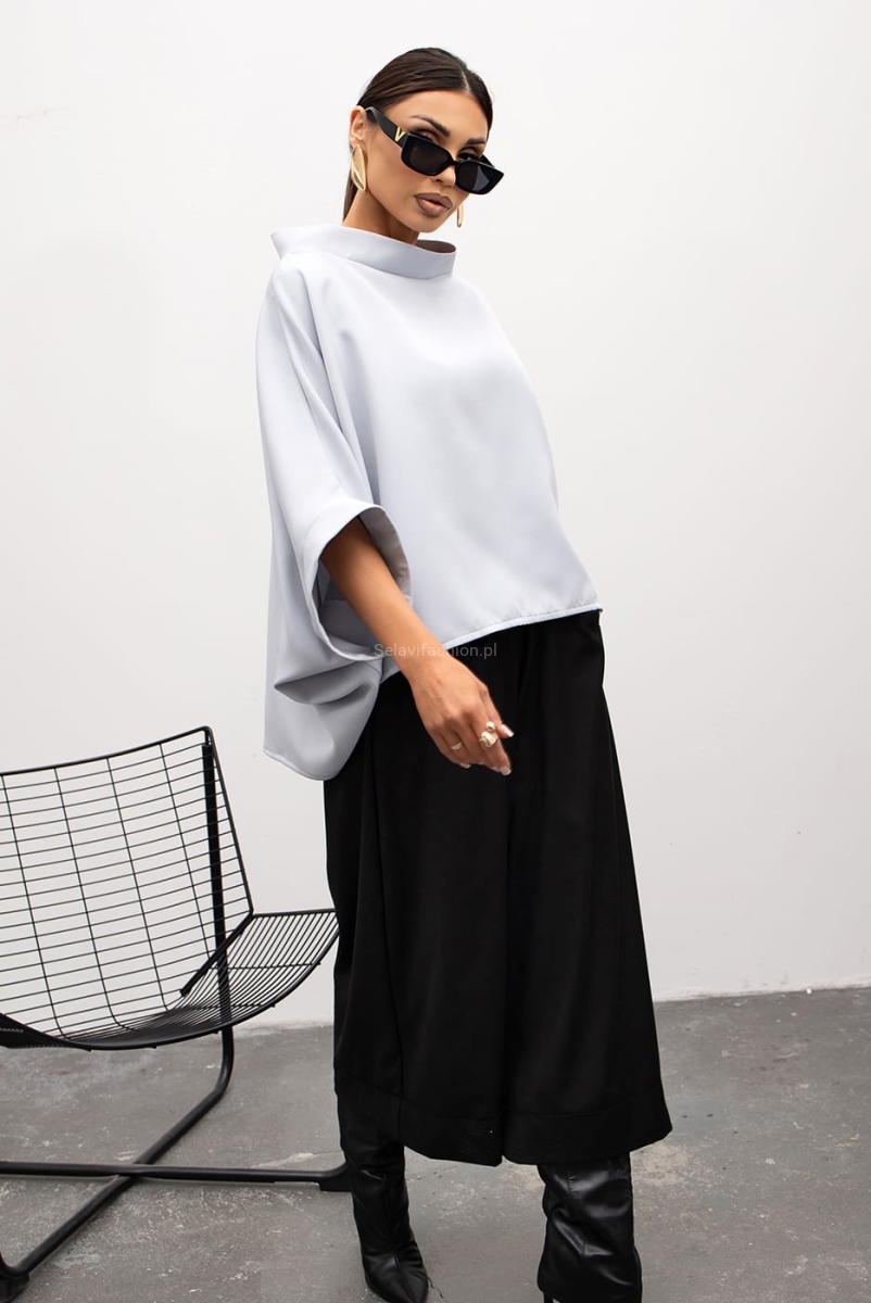 Bluzka Kimono Miss City Official jasno szara