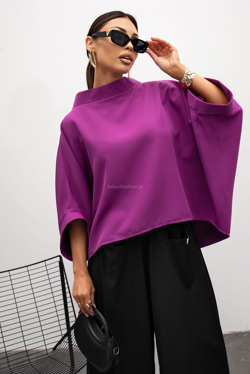 Bluzka Kimono Miss City Official fioletowa