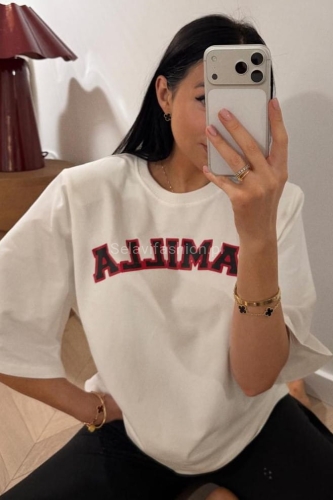 T-shirt bluzka koszulka z napisem La Milla biała