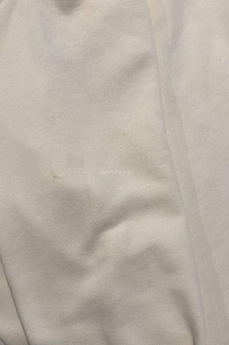 Przecena bluza sukienka z kieszonką Miss City Official biała