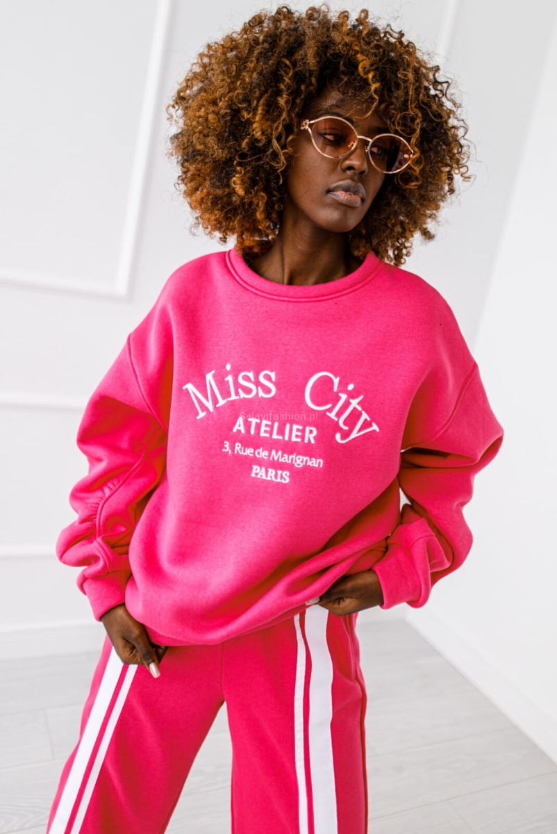 Bluza Paris Miss City różowa