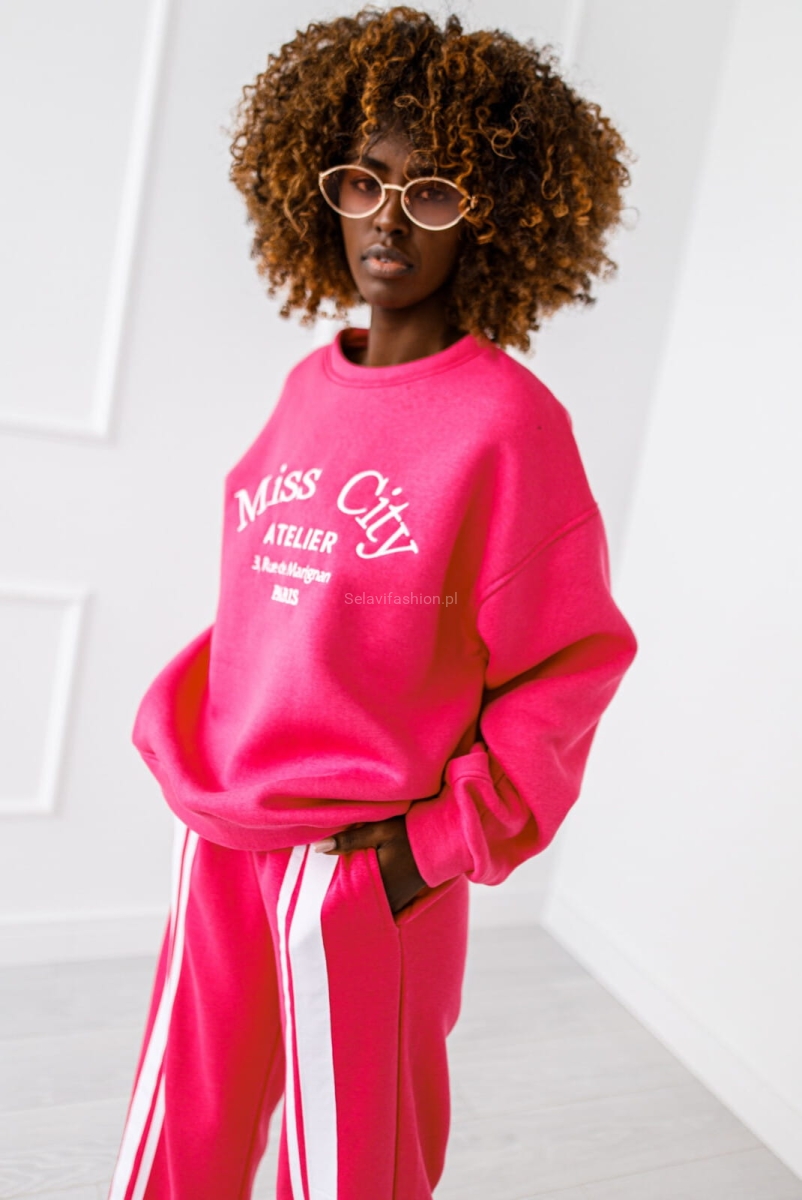 Bluza Paris Miss City różowa