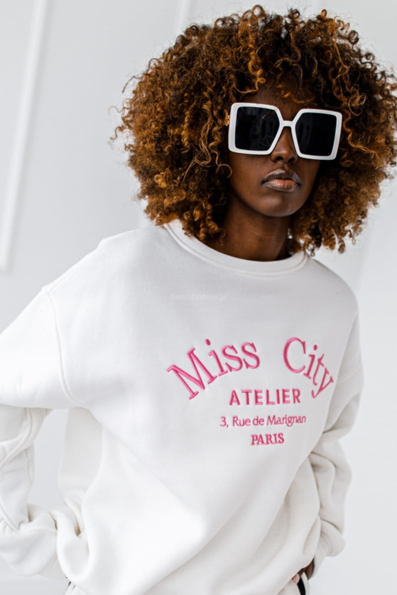 Bluza Paris Miss City biała