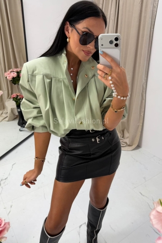 Krótka kurtka bomberka LaMilla pistacjowa