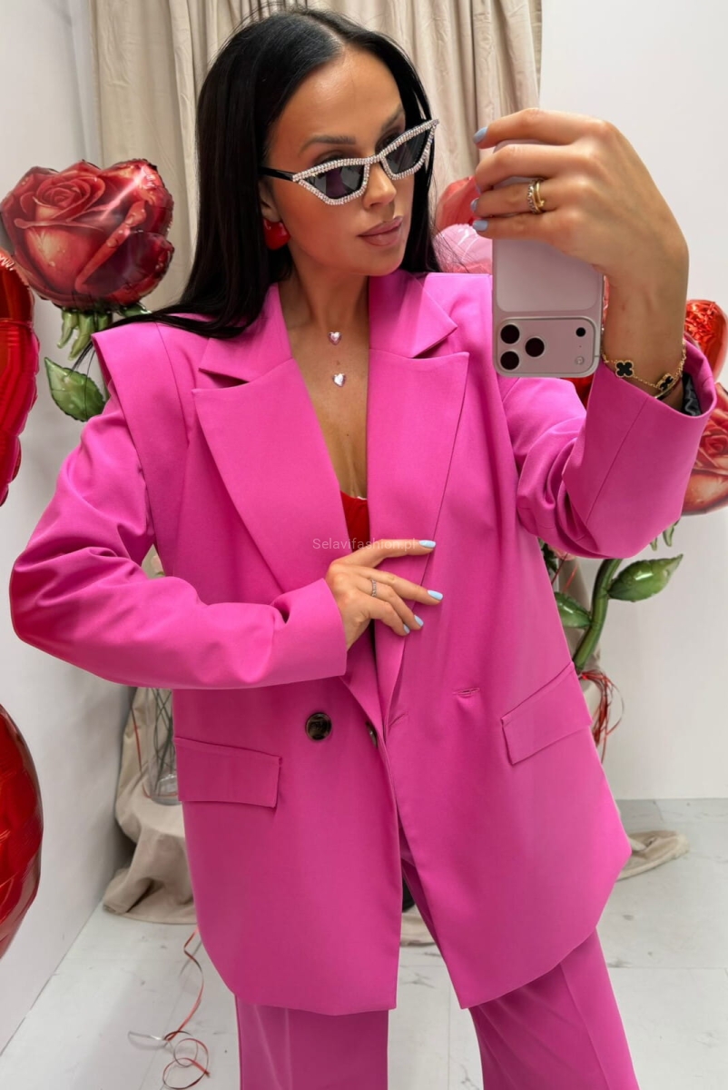 Marynarka New Style Wilia La Milla fuksja