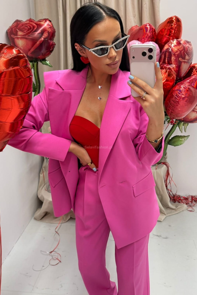 Marynarka New Style Wilia La Milla fuksja