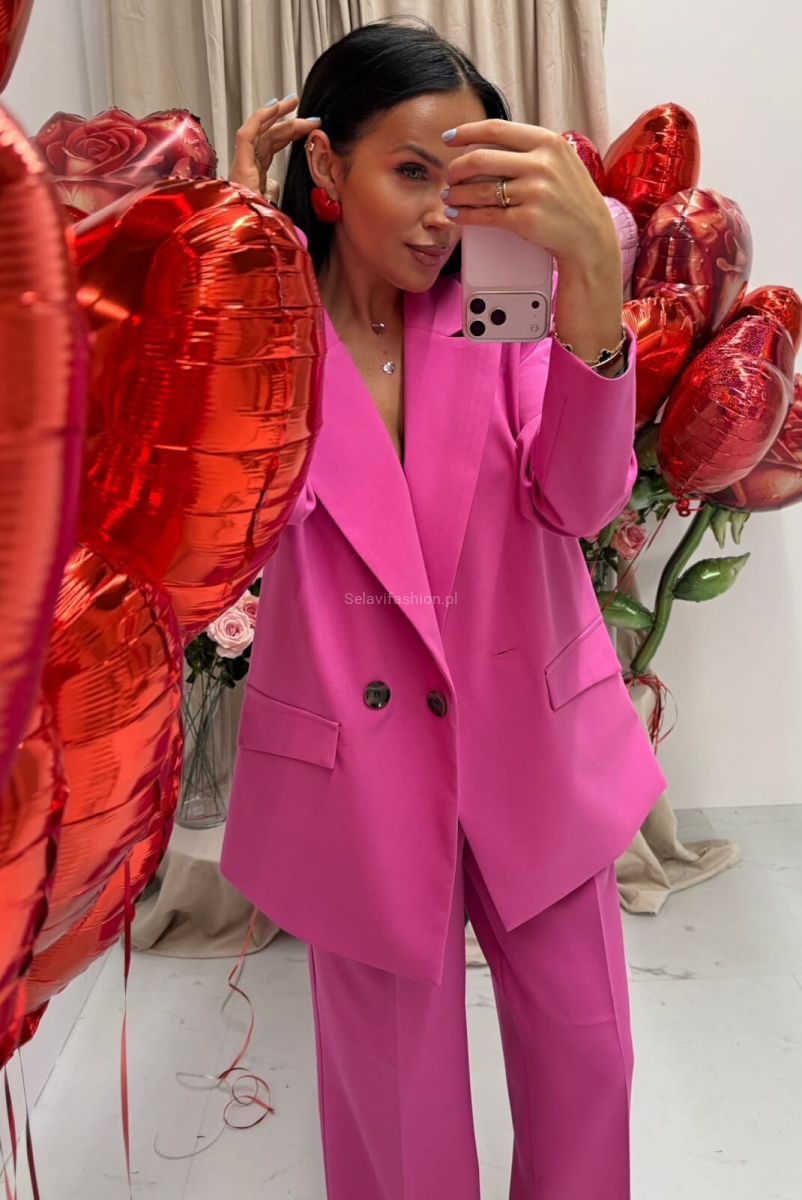 Marynarka New Style Wilia La Milla fuksja