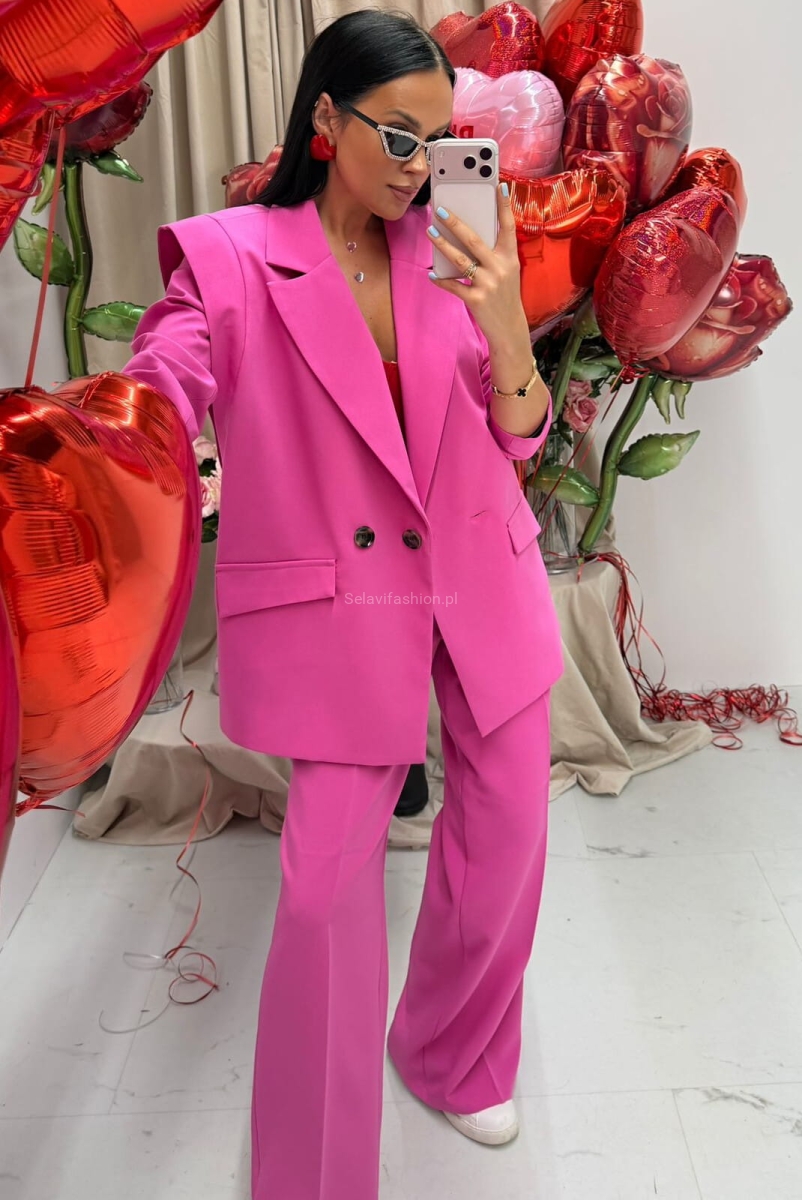 Marynarka New Style Wilia La Milla fuksja